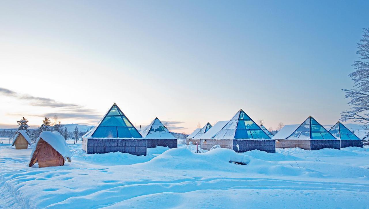 Aurora Pyramid Glass Igloos Köngäs Eksteriør billede