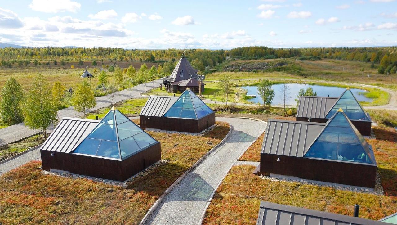 Aurora Pyramid Glass Igloos Köngäs Eksteriør billede